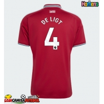 Camisa de Futebol Manchester United Matthijs de Ligt #4 Equipamento Principal 2026-27 Manga Curta